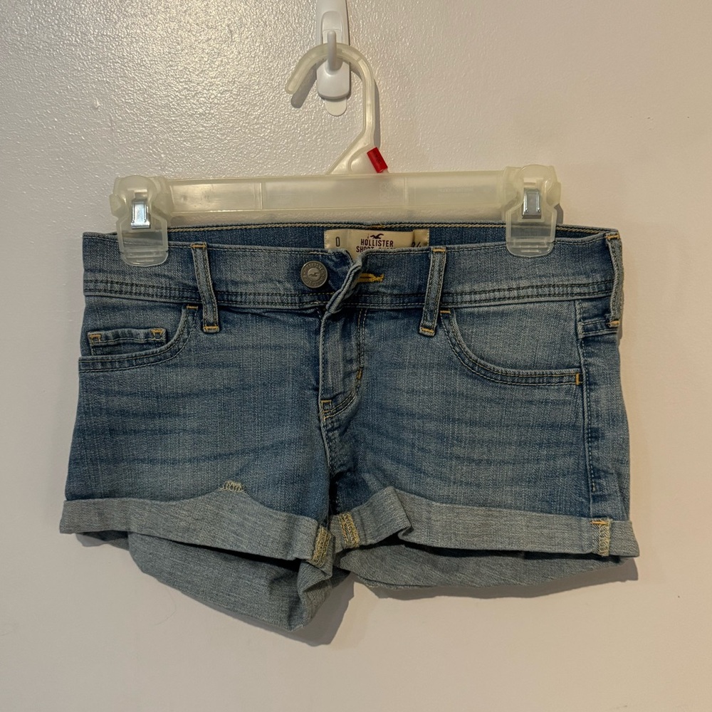 Hollister Light Blue Jean Shorts
